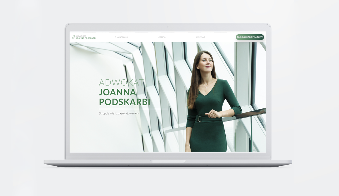 Widok strony głównej