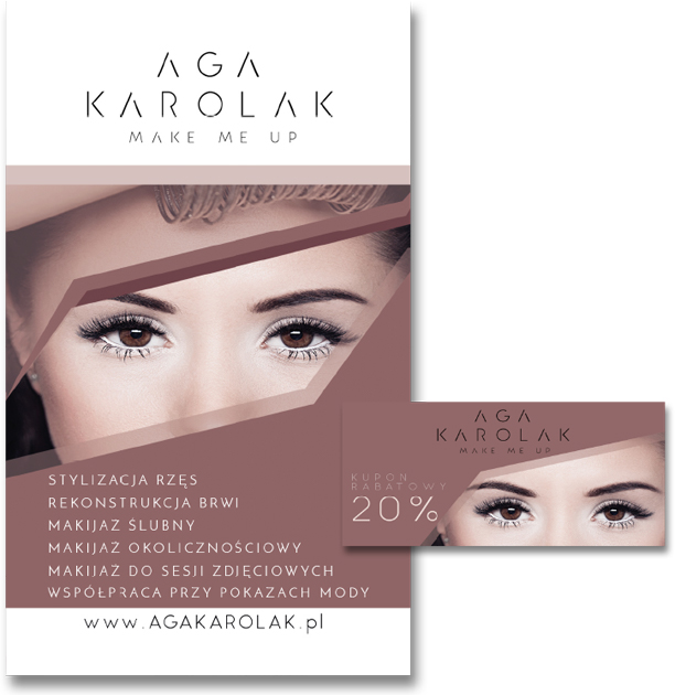 Voucher rabatowy Aga Karolak Make Me Up